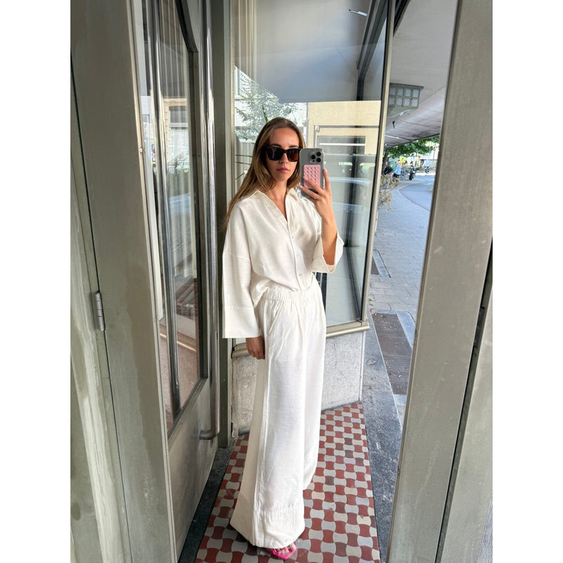 Blouses lange mouw beige AMANDINE