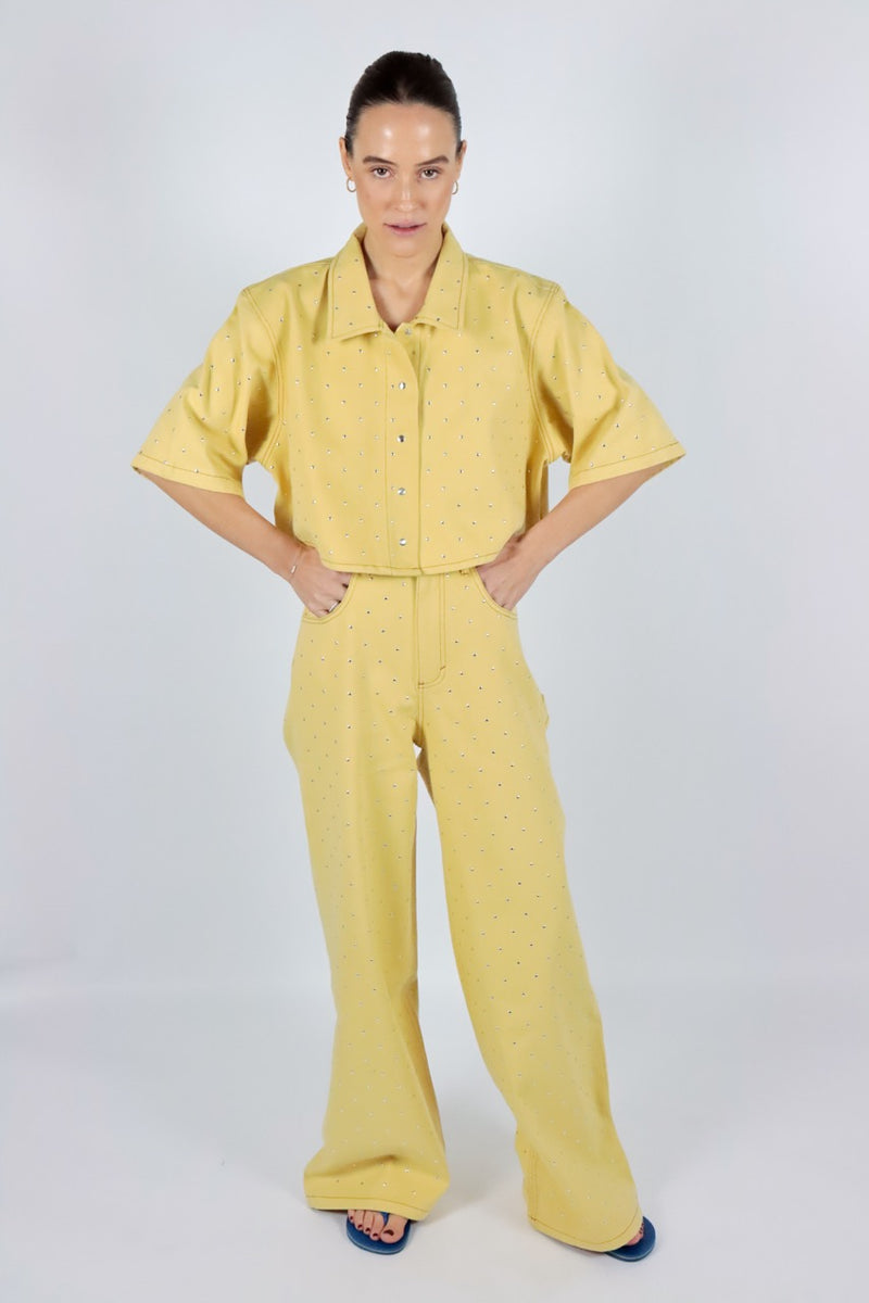 Jeans geel AMANDINE