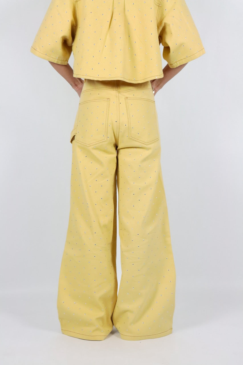 Jeans geel AMANDINE