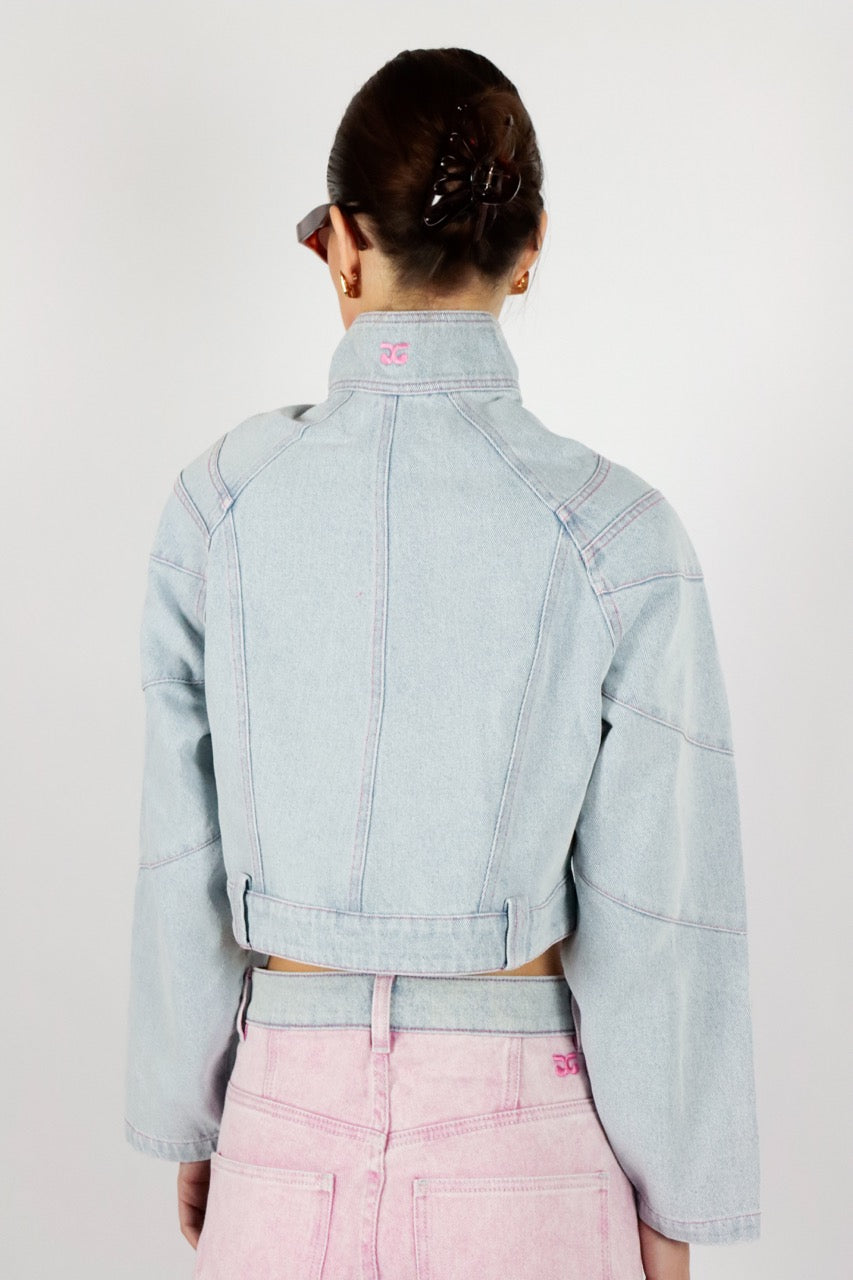 Blouses lange mouw blauw AMANDINE