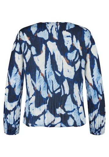 Blouses lange mouw navy Rabe