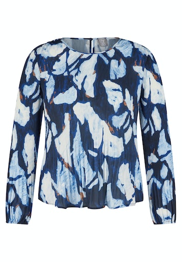 Blouses lange mouw navy Rabe