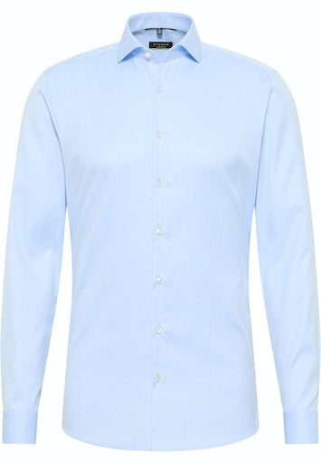 Hemden lange mouw blauw ETERNA