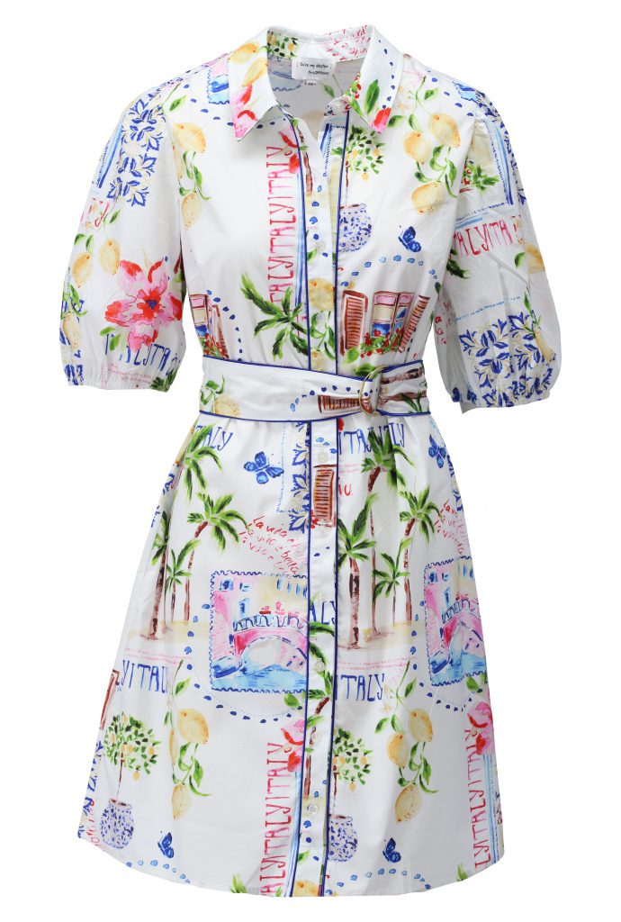 Jurken korte mouw multicolor K[DESIGN]