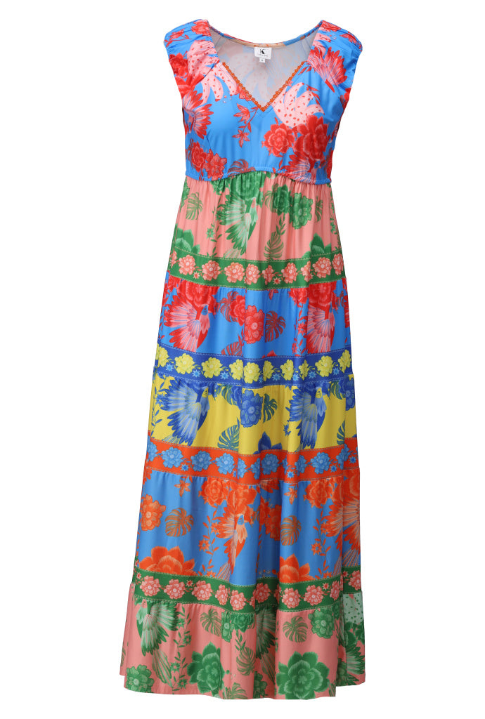 Jurken zonder mouw multicolor K[DESIGN]