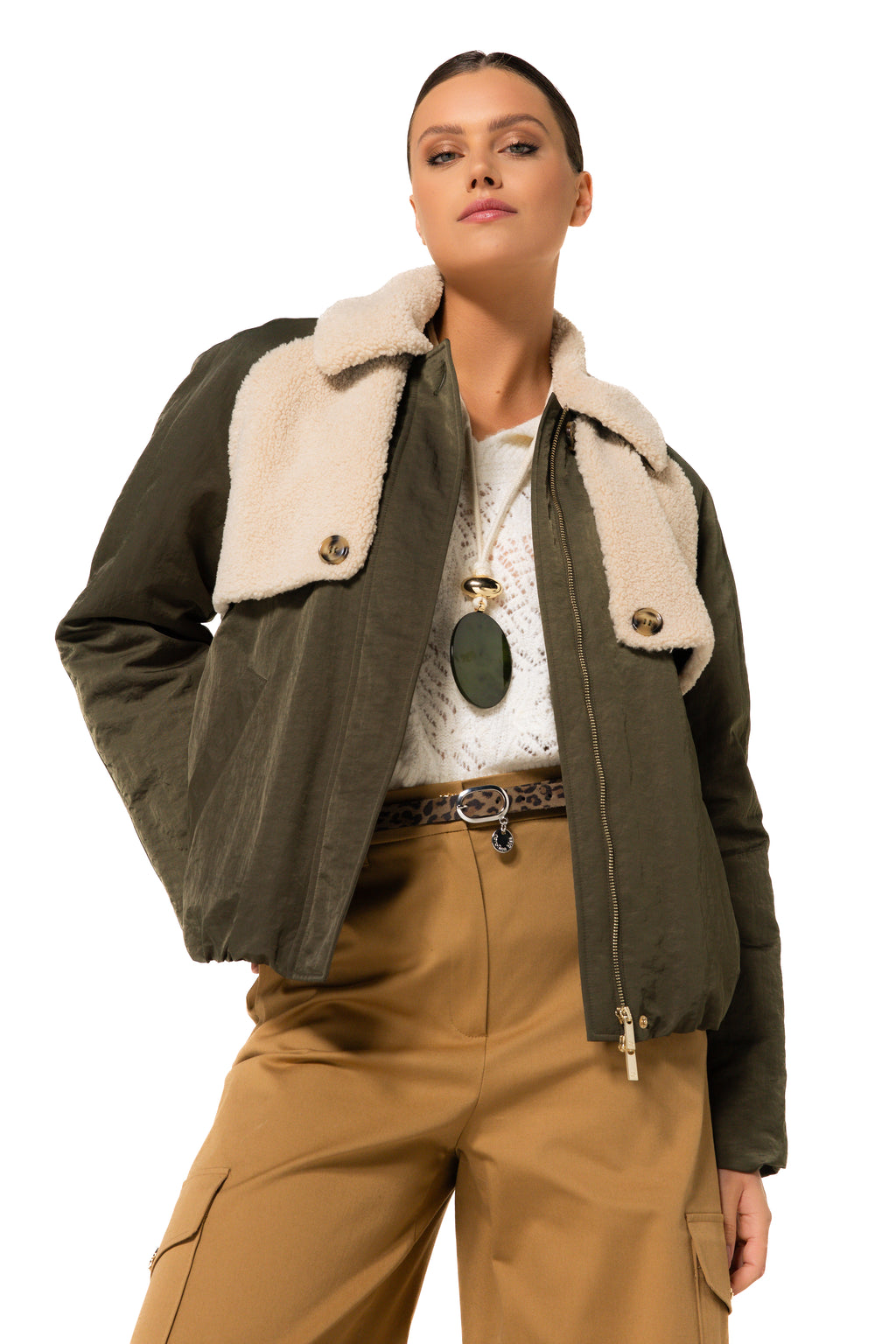 Jassen groen Caroline Biss