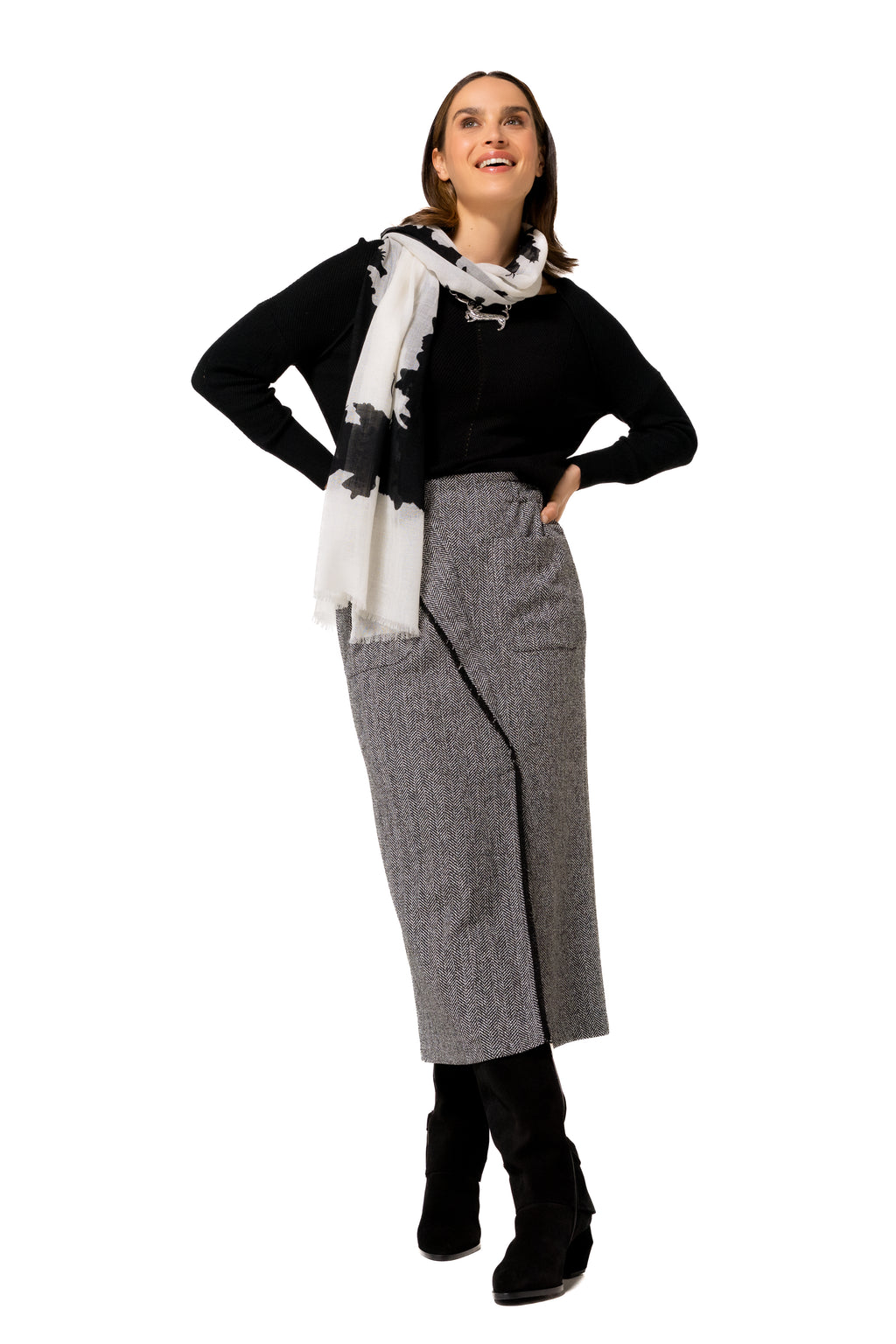 Pulls zwart Caroline Biss