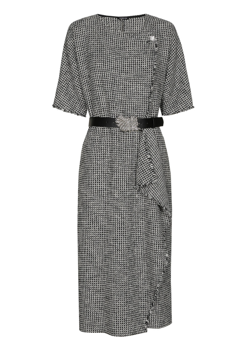 Jurken lange mouw multicolor Caroline Biss