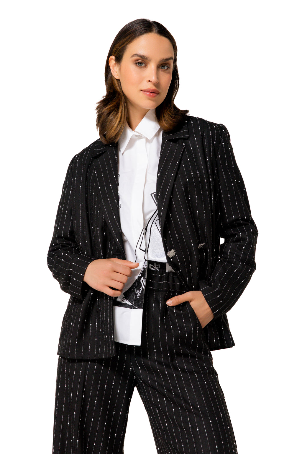 Blazers zwart Caroline Biss