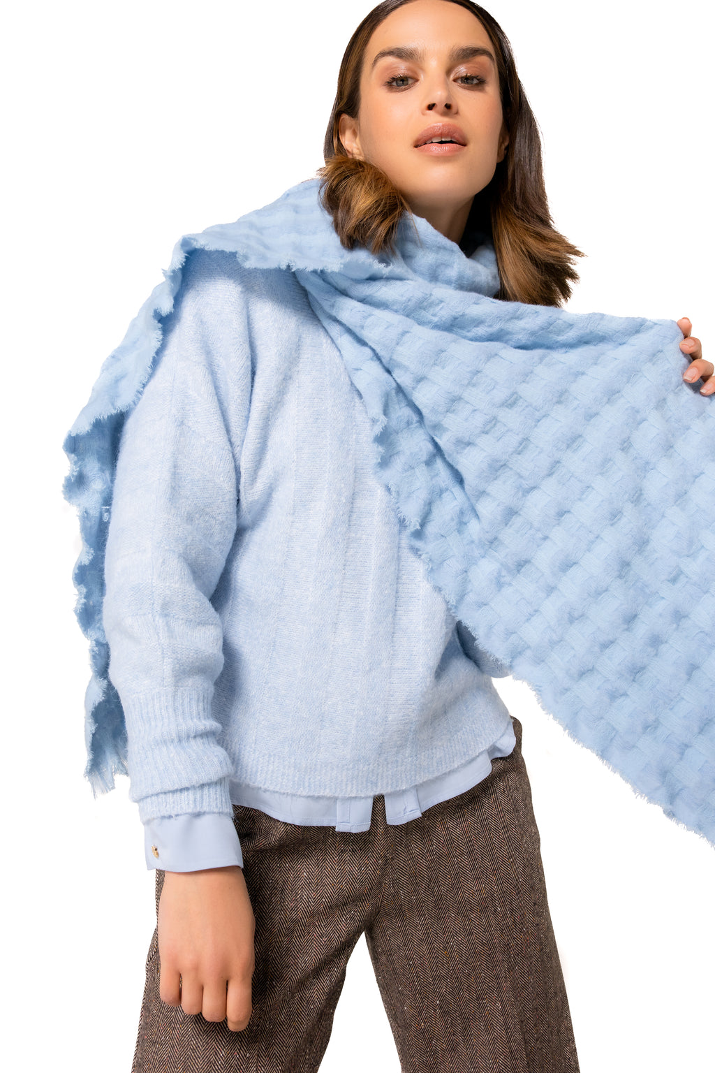 Pulls blauw Caroline Biss