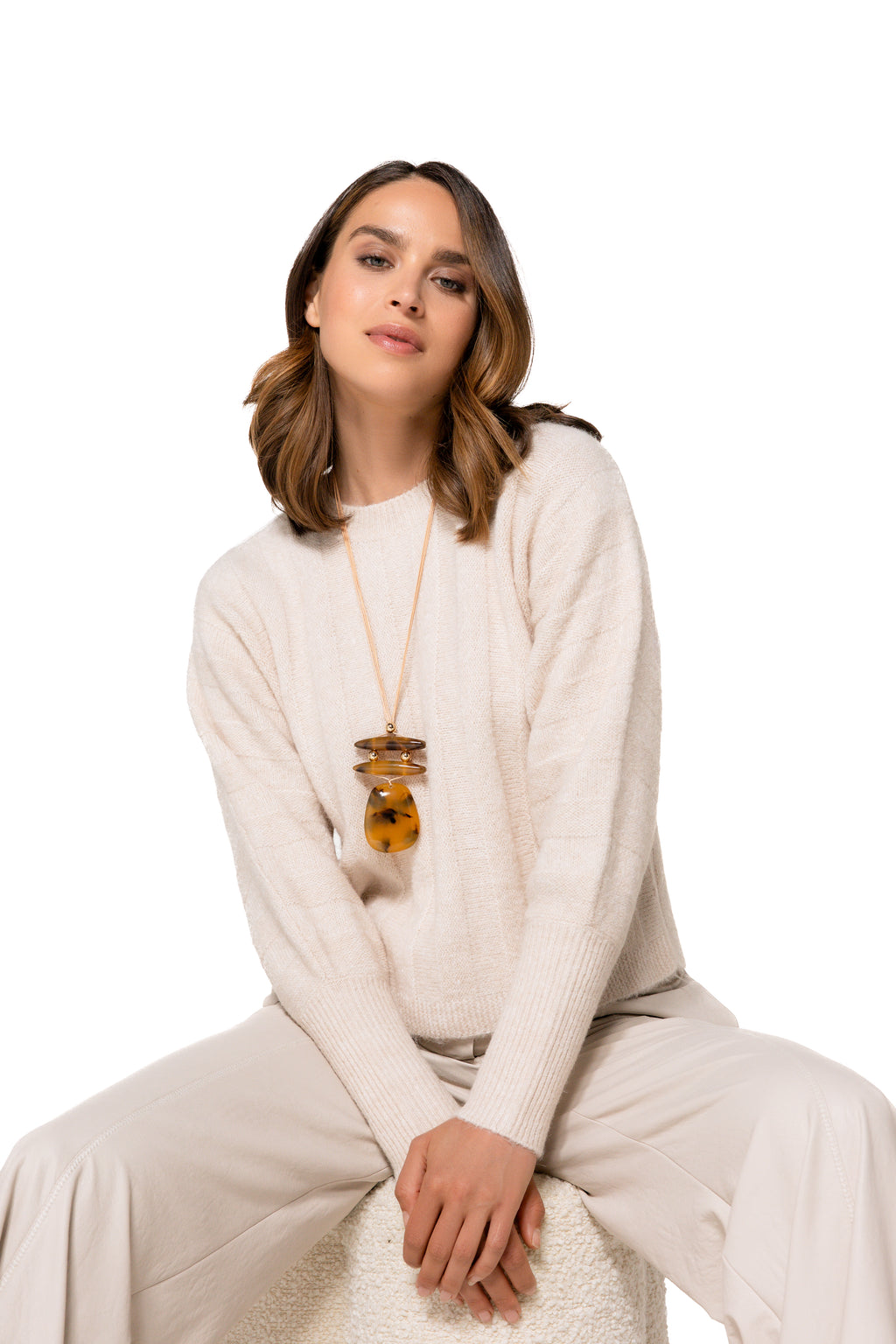 Pulls beige Caroline Biss