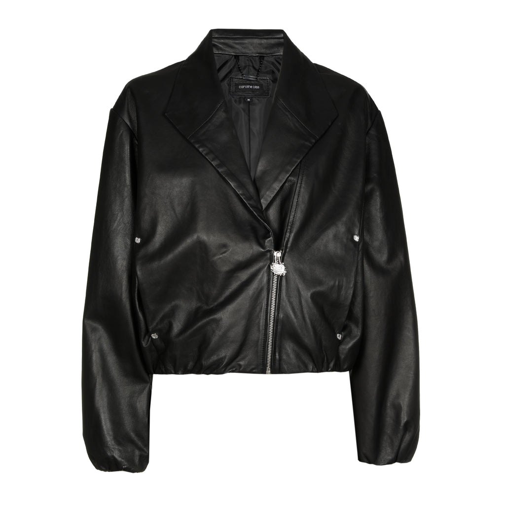 Leren jassen zwart Caroline Biss