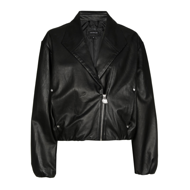 Leren jassen zwart Caroline Biss