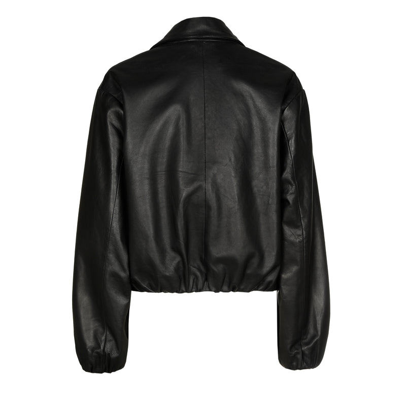 Leren jassen zwart Caroline Biss