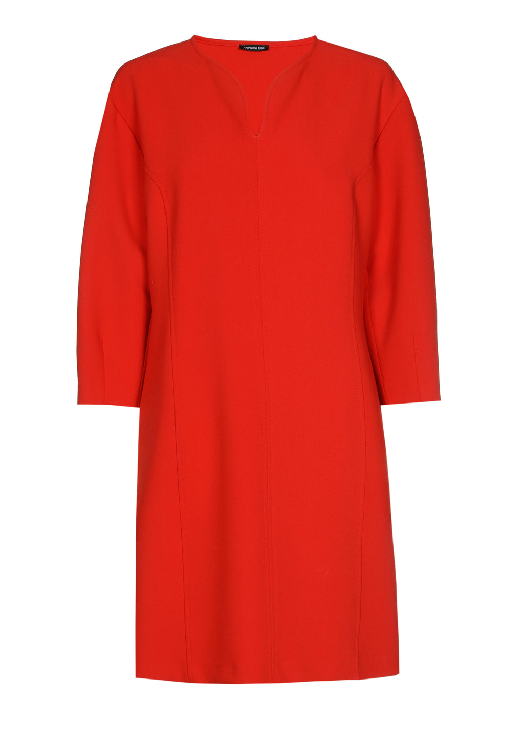 Jurken lange mouw rood Caroline Biss