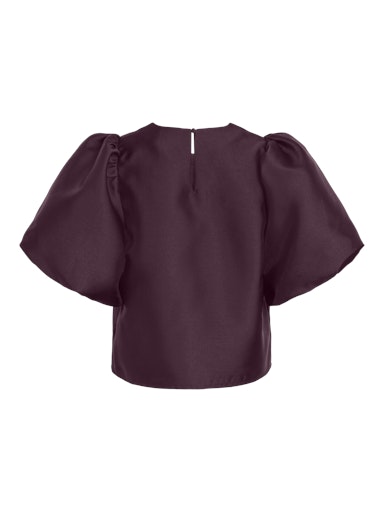 Blouses korte mouw bordeaux VILA