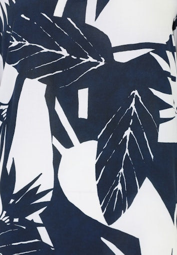 Blouses korte mouw navy Doris Streich