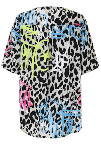 Blouses korte mouw geel Doris Streich