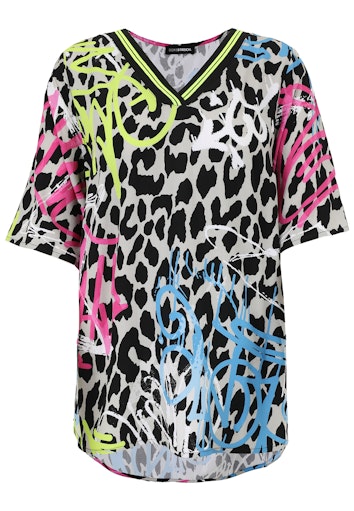 Blouses korte mouw geel Doris Streich