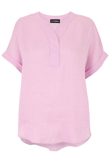Blouses korte mouw rood Doris Streich