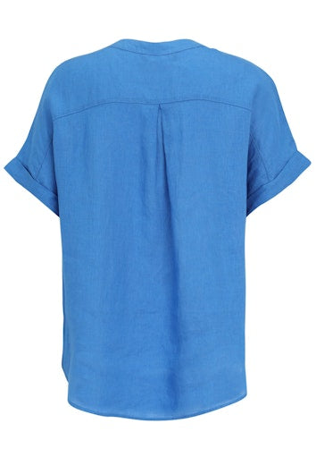 Blouses korte mouw blauw Doris Streich