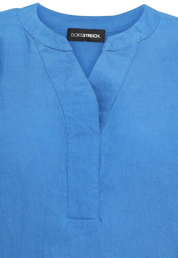 Blouses korte mouw blauw Doris Streich
