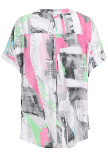 Blouses korte mouw multicolor Doris Streich