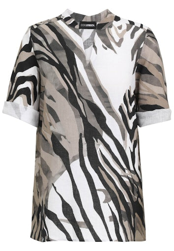 Blouses korte mouw multicolor Doris Streich