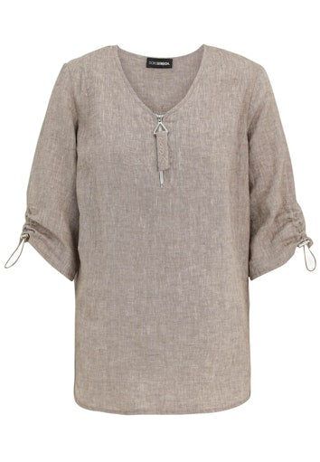 Blouses korte mouw multicolor Doris Streich