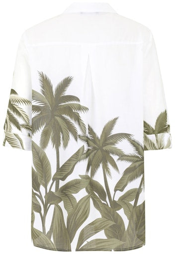 Blouses lange mouw groen Doris Streich