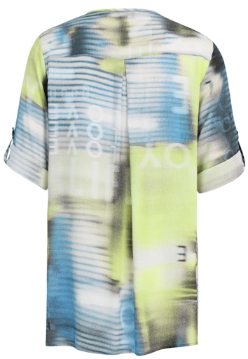 Blouses korte mouw geel Doris Streich