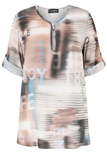 Blouses korte mouw multicolor Doris Streich