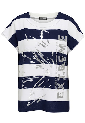 T-shirts korte mouw navy Doris Streich