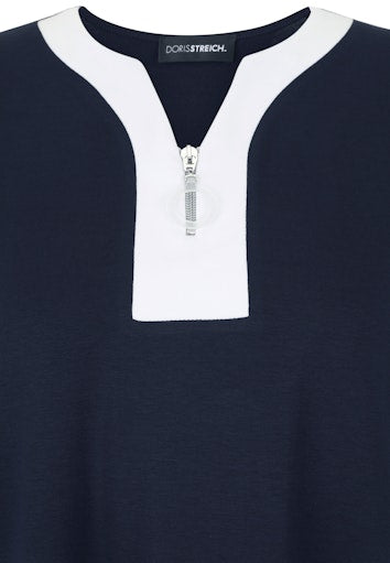 T-shirts korte mouw navy Doris Streich