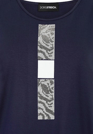 T-shirts korte mouw navy Doris Streich