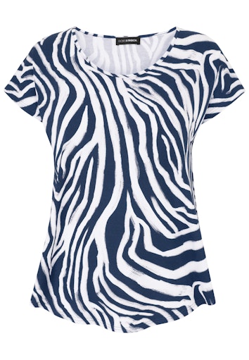 T-shirts korte mouw navy Doris Streich