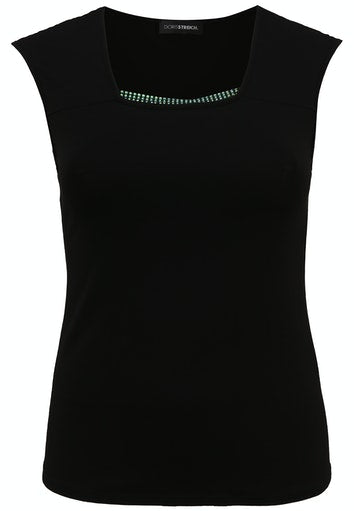 T-shirts korte mouw zwart Doris Streich