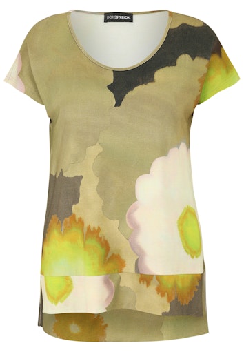 T-shirts korte mouw groen Doris Streich