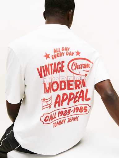T-shirts korte mouw beige Tommy Jeans