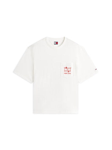 T-shirts korte mouw beige Tommy Jeans