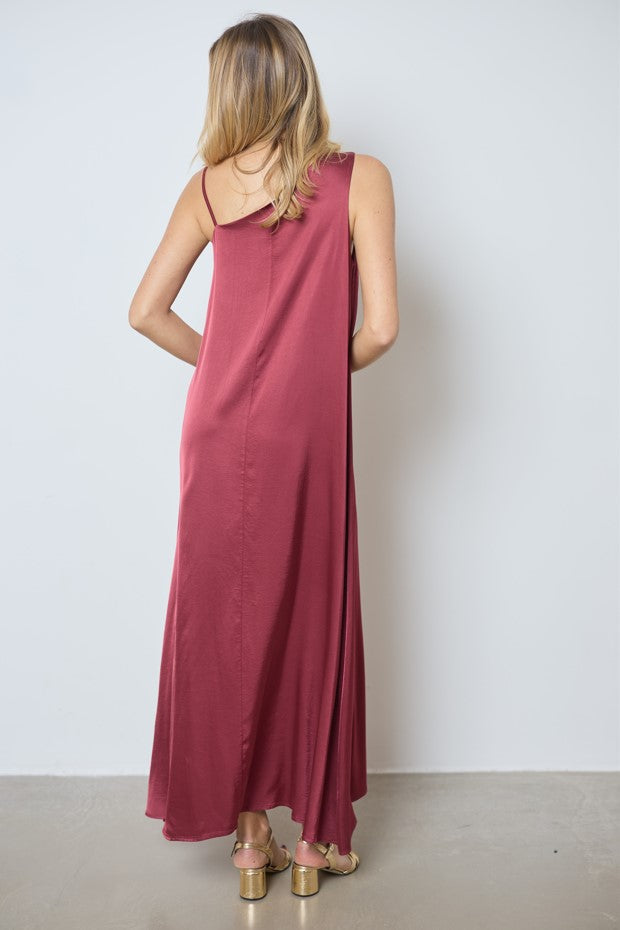 Jurken zonder mouw rood LOVE AT ME