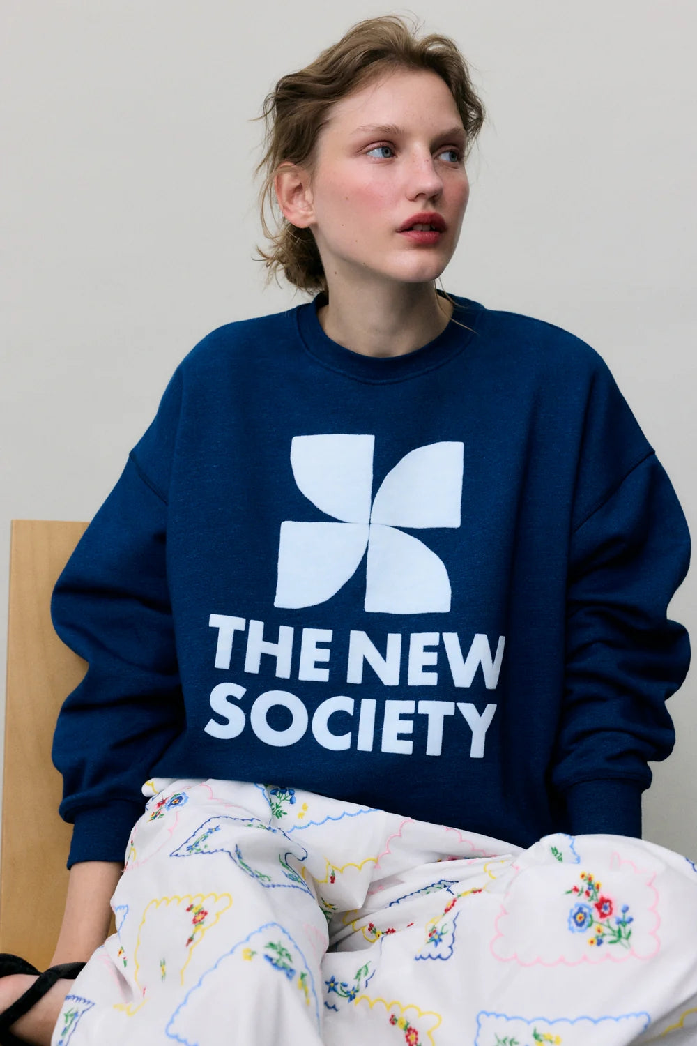 Sweaters blauw The New Society