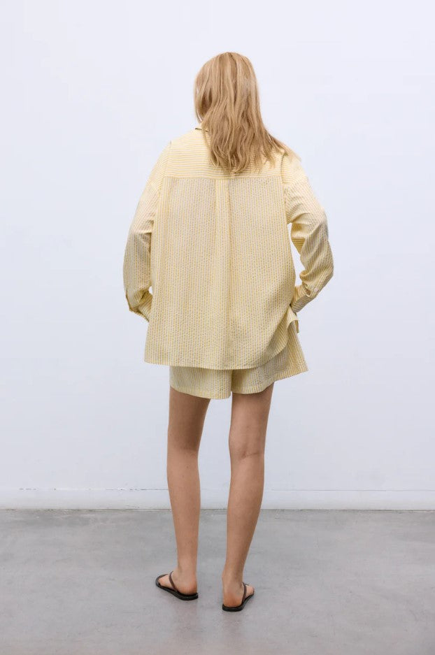 Blouses lange mouw geel The New Society