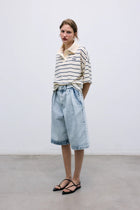 Shorten blauw The New Society