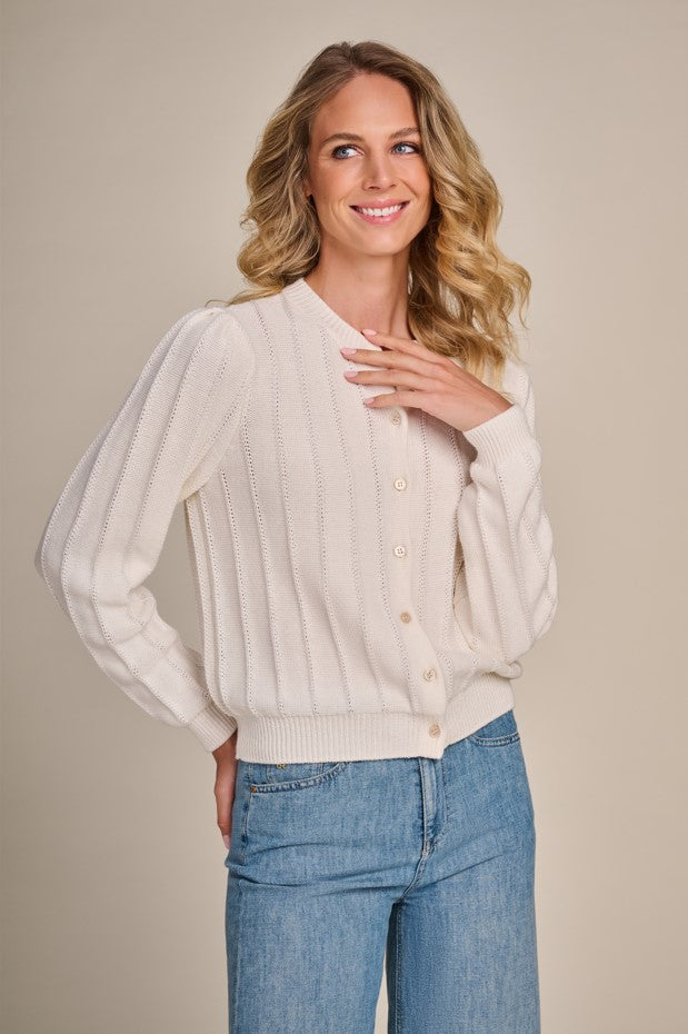 Cardigans wit Due Amanti