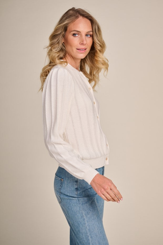 Cardigans wit Due Amanti