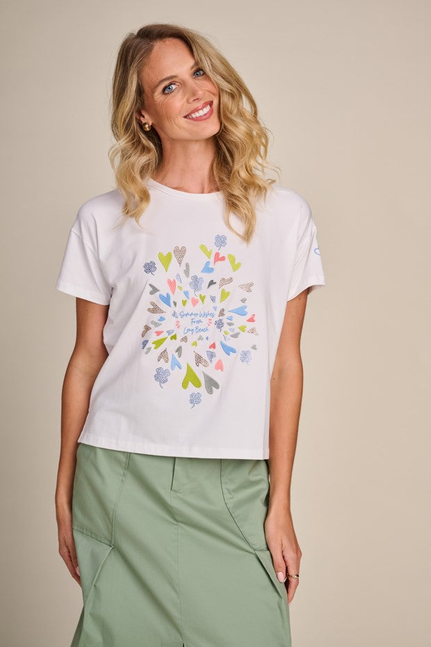 T-shirts korte mouw multicolor Due Amanti