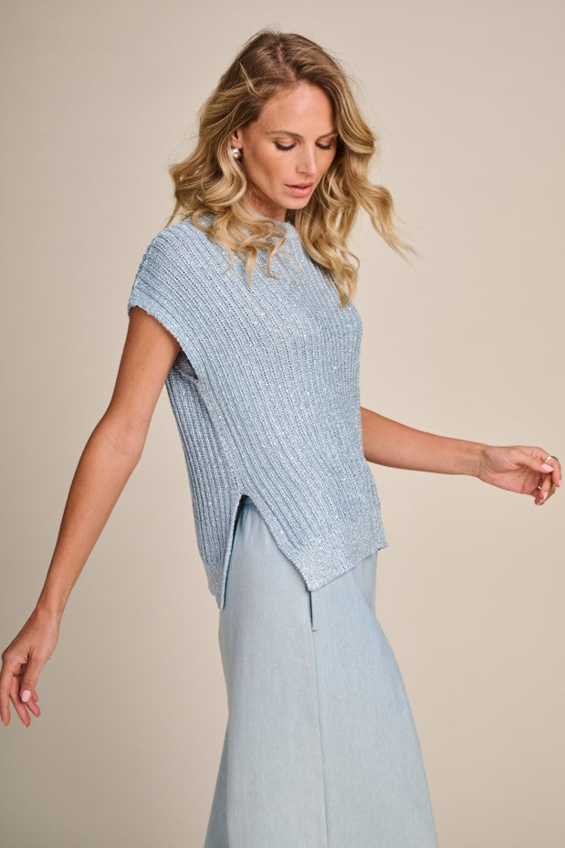 Pulls blauw Due Amanti