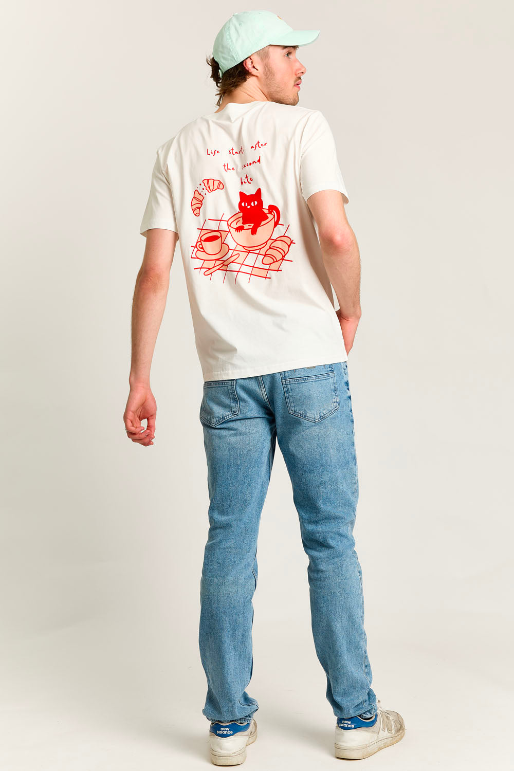 T-shirts korte mouw beige STRØM