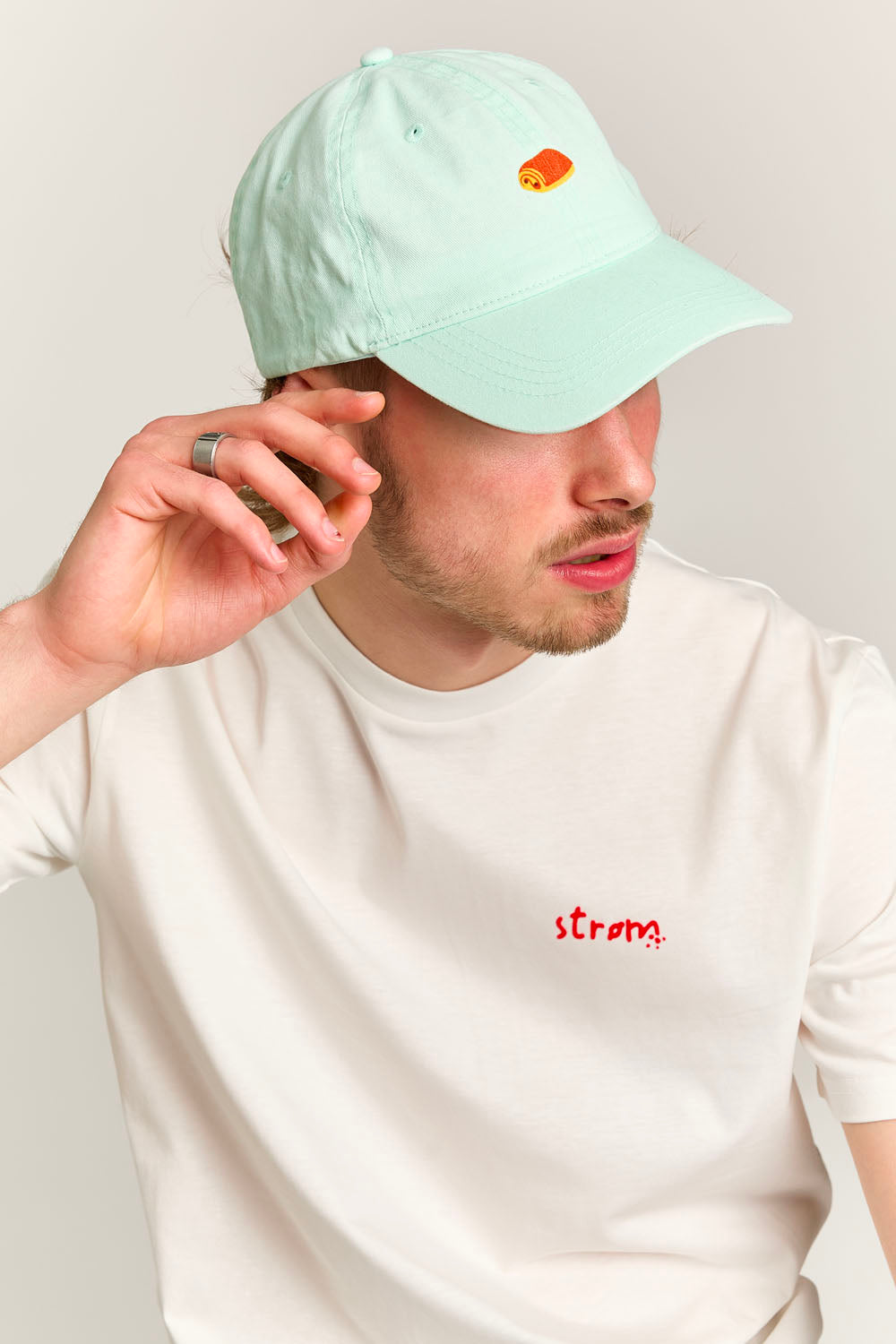 T-shirts korte mouw beige STRØM